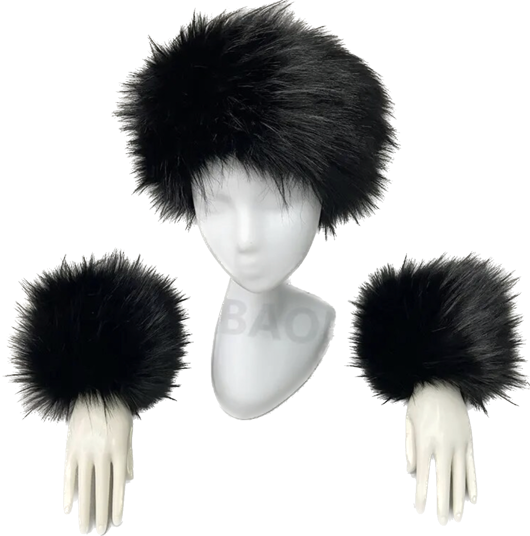 Noir Fluff Cuff